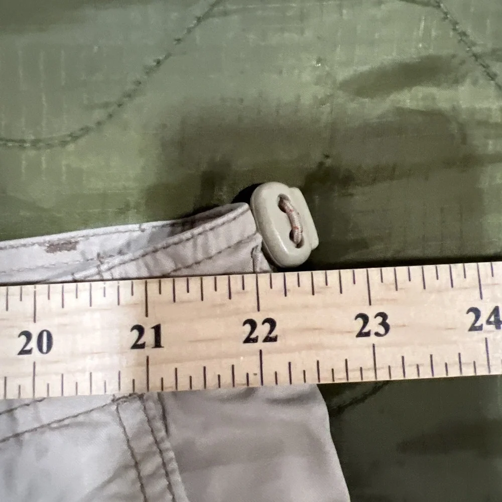 Eddie Bauer Convertible Zip Off Cargo Pants Mens 44x30 Khaki 3-in-1 Gorpcore